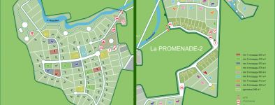Коттеджный поселок «La Promenade» | Генплан